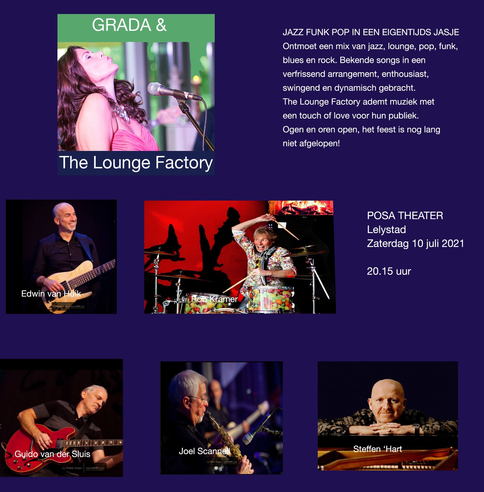 ZA 10 juli 2021, 20:15 uur, Grada & The Lounge Factory - Afbeelding 2