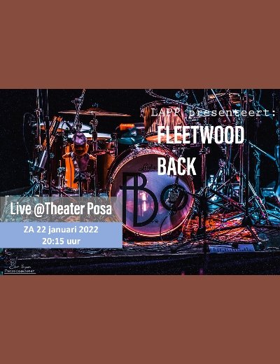 ZA 2 juli 2022, 20:15 uur, 't LAPP presenteert "Fleetwood Back" - Afbeelding 2