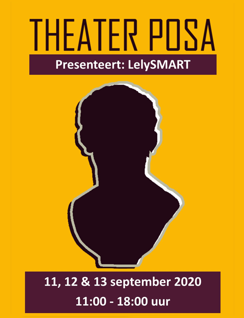11, 12 & 13 september 2020, Theater Posa trapt af met LelySMART!